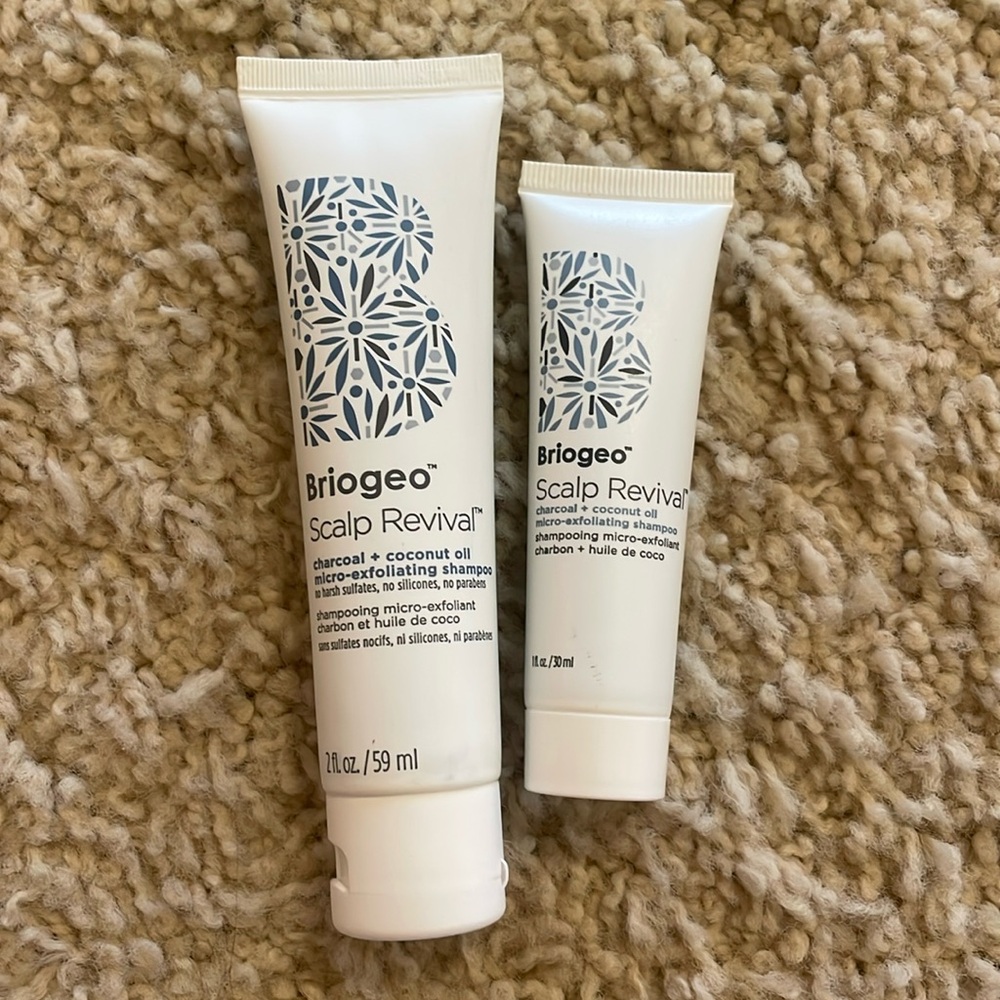 New! Set of 2! briogeo shampoos
